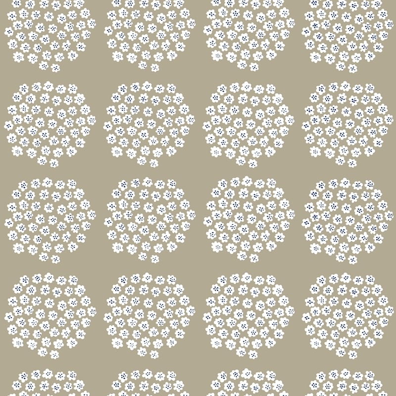 MKS4497 Marimekko Taupe Puketti Peel &amp; Stick Wallpaper by NuWallpaper