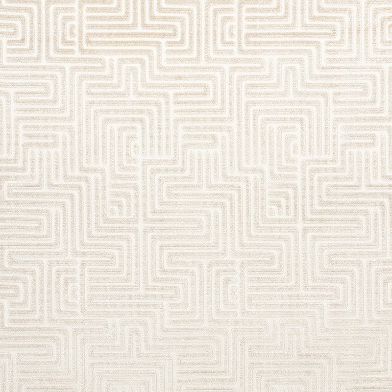 Purchase sample of 72950 Lisboa Velvet, Pearl by Schumacher Fabric