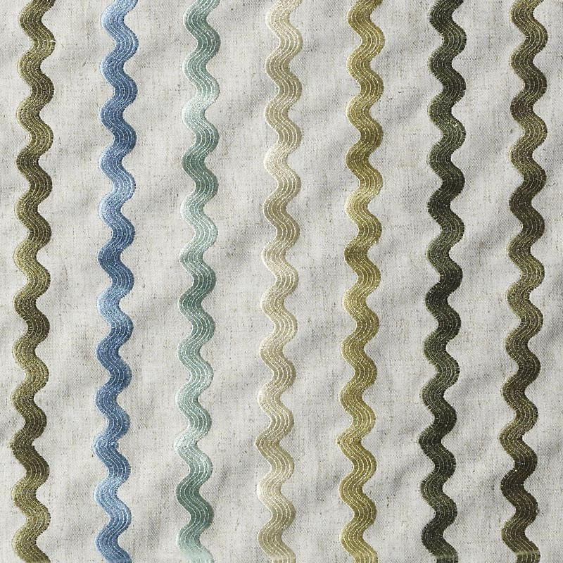 Da61355-71 | Blue/Avocado - Duralee Fabric