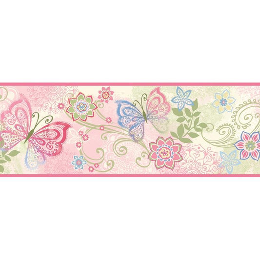 Shop TOT46451B Totally For Kids Flowers by Chesapeake Wallpaper
