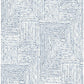 SLS3974 Scott Living Blue Ink Peel &amp; Stick Wallpaper by NuWallpaper