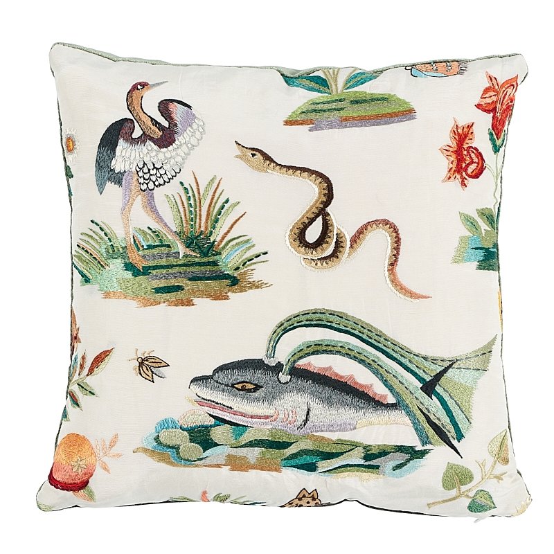 So17476018 Birds and Butterflies Pillow Multi On White By Schumacher Furniture and Accessories 1,So17476018 Birds and Butterflies Pillow Multi On White By Schumacher Furniture and Accessories 2,So17476018 Birds and Butterflies Pillow Multi On White By Schumacher Furniture and Accessories 3,So17476018 Birds and Butterflies Pillow Multi On White By Schumacher Furniture and Accessories 4