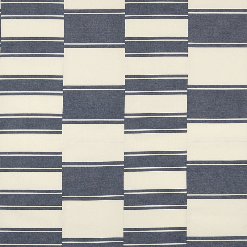 Purchase sample of 69982 Nomad, Indigo by Schumacher Fabric