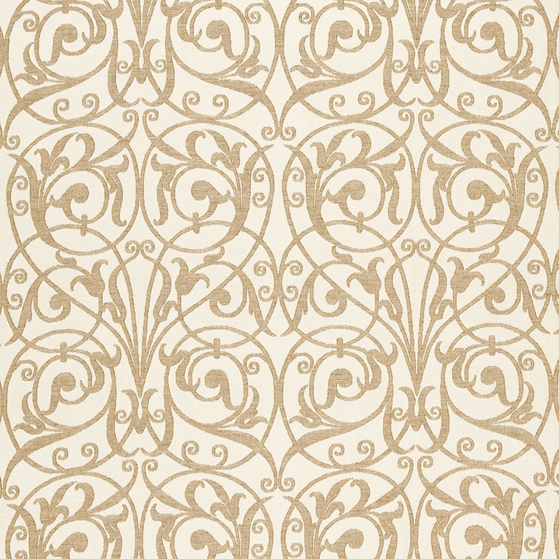Acquire 66300 Charleston Wool Madras Taupe by Schumacher Fabric