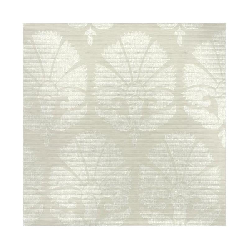 Sample - HC7576 Handcrafted Naturals, Ottoman Fans Light Grey Ronald Redding