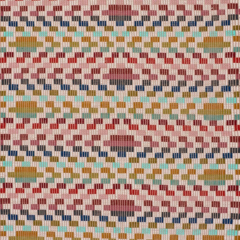 Purchase sample of 79250 Izapa Hand Woven Brocade, Multi by Schumacher Fabric