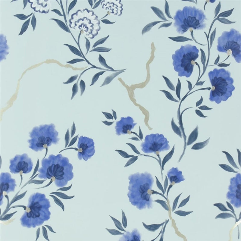 View P573/06 Jacaranda Indigo by Designer Guild Wallpaper