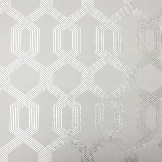 Search Y6221204 Mid Century Viva Lounge color White Metallic by York Wallpaper