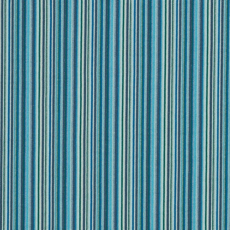 View 79352 Sinoir Stripe Blue by Schumacher Fabric