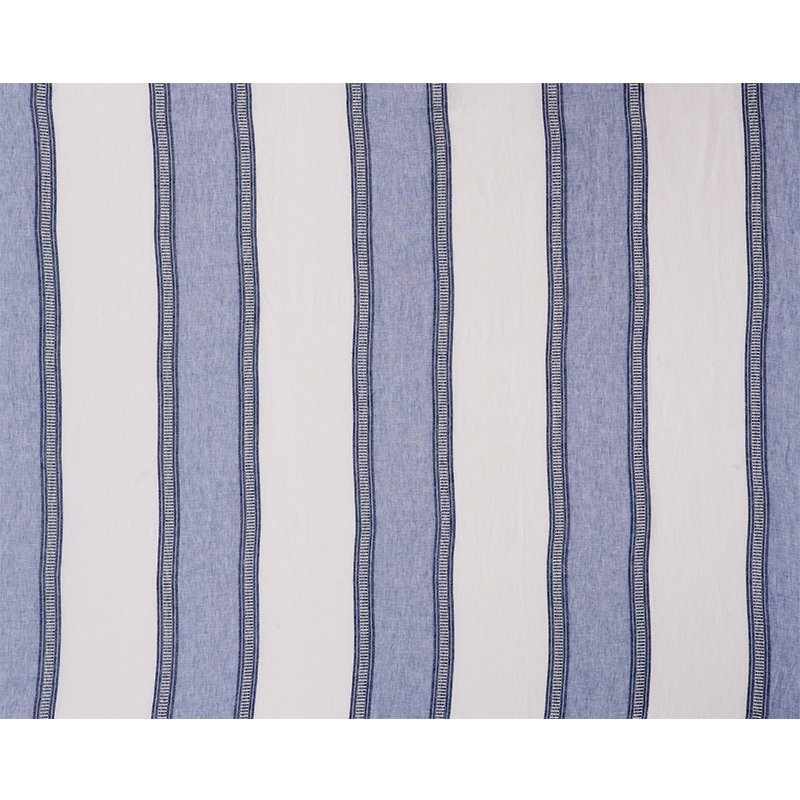 Acquire 77431 Senita Stripe Sheer Blue Schumacher Fabric