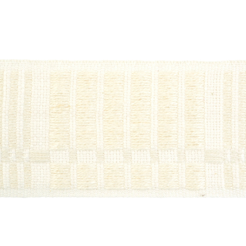 78003 | Carmo Tape Medium, Ivory - Schumacher Fabric