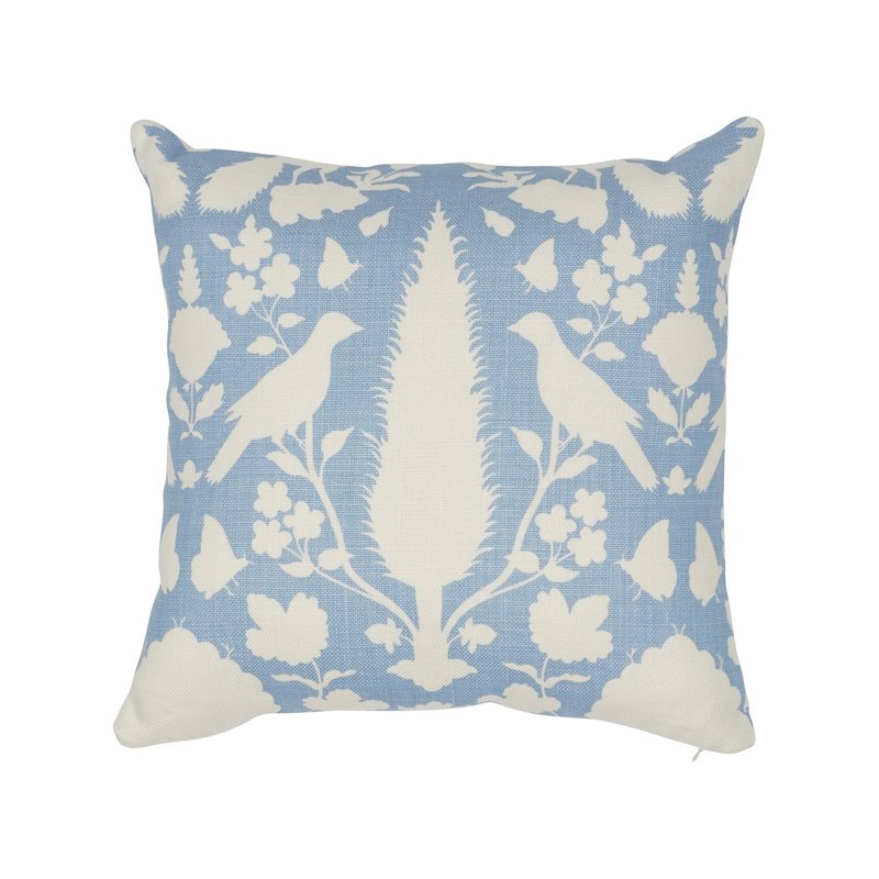 So72330109 Marguerite Embroidery Pillow Sky By Schumacher Furniture and Accessories 1,So72330109 Marguerite Embroidery Pillow Sky By Schumacher Furniture and Accessories 2,So72330109 Marguerite Embroidery Pillow Sky By Schumacher Furniture and Accessories 3