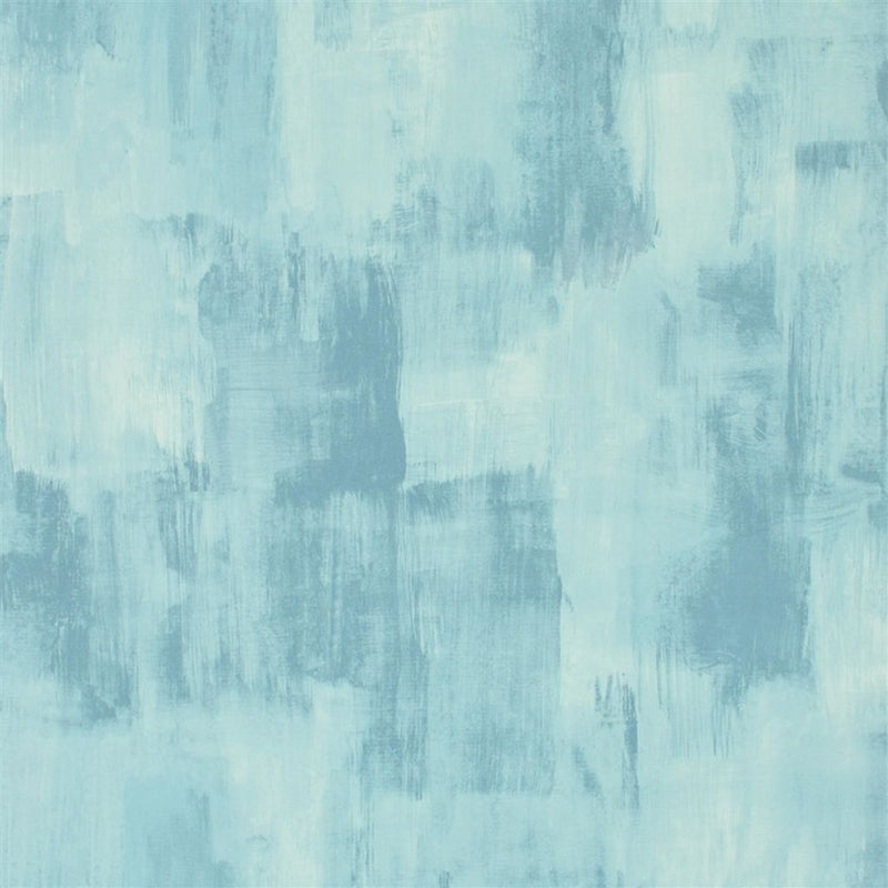 Sample PDG653-07 Marmorino, Teal by Designer Guild Wallpaper