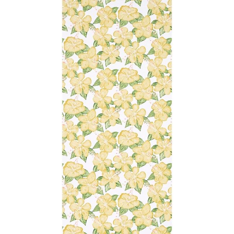 Acquire 5013812 Fabienne Yellow Schumacher Wallcovering Wallpaper