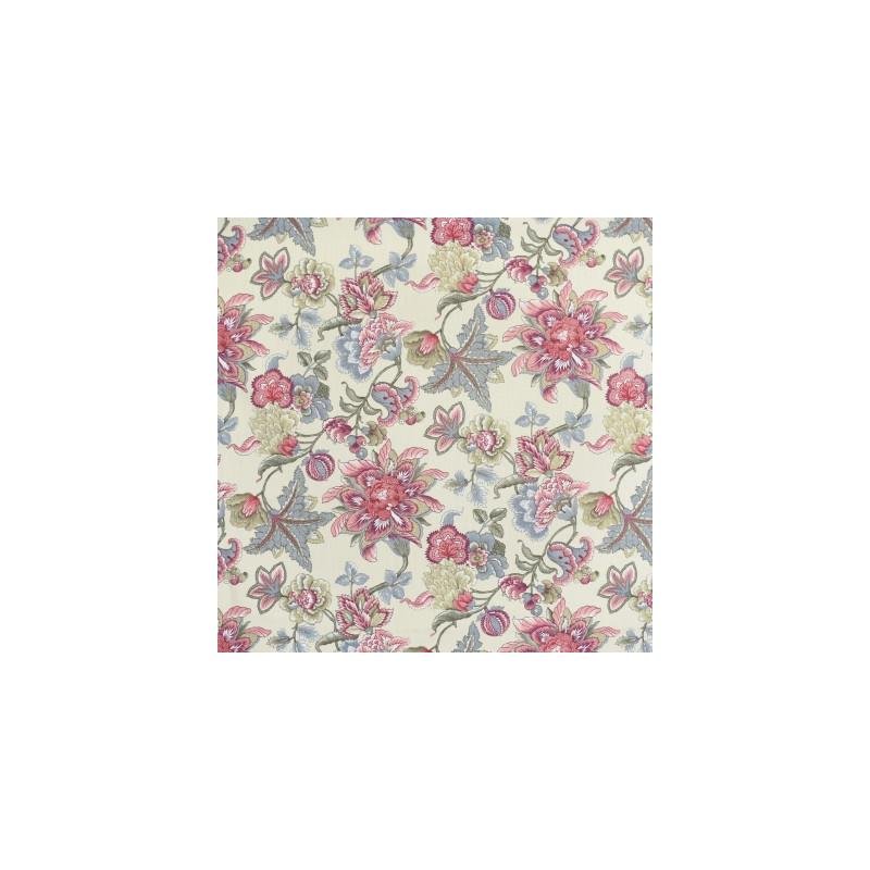 Acquire S3968 Parchment Pink Floral Greenhouse Fabric