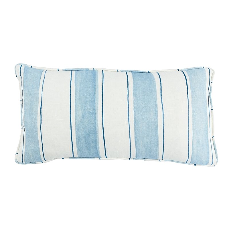 So17990105 Katama 20" Pillow Sky By Schumacher Furniture and Accessories 1,So17990105 Katama 20" Pillow Sky By Schumacher Furniture and Accessories 2