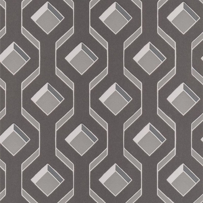 Save PDG1053/03 Chareau Zinc by Designer Guild Wallpaper