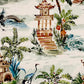 Sample 8897 MALAY MULTI, Blue, Green, Light Blue by Magnolia Fabric