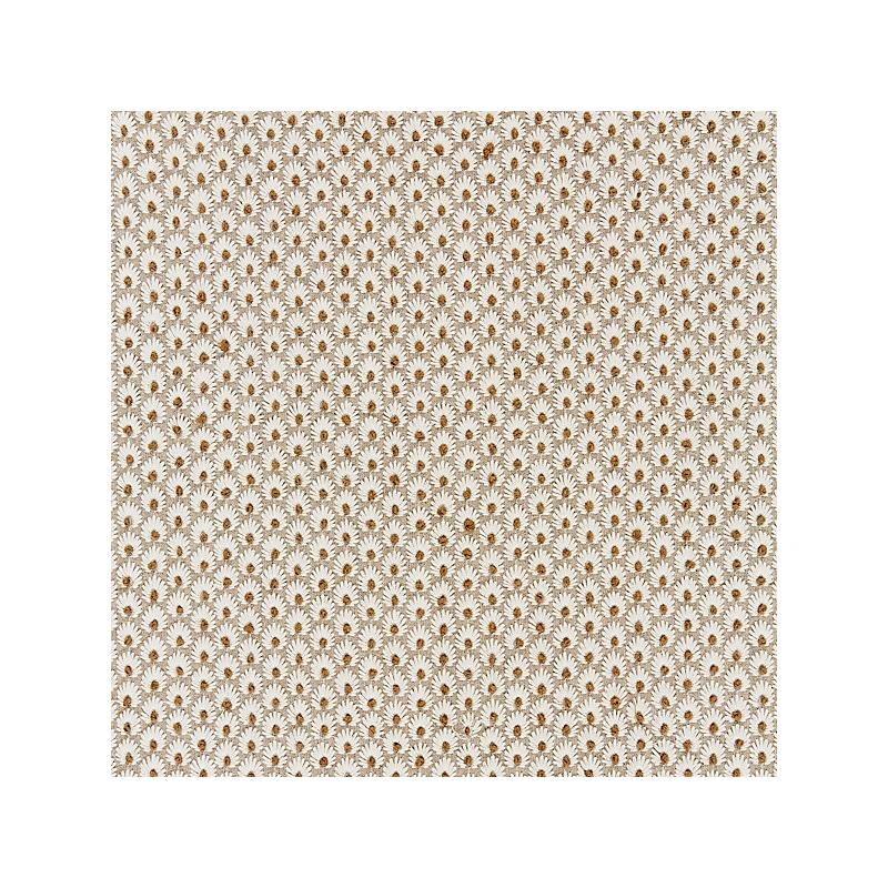 Sample 27123-003 Fleur Embroidery, Flax - Scalamandre Fabric (SC 000327123)