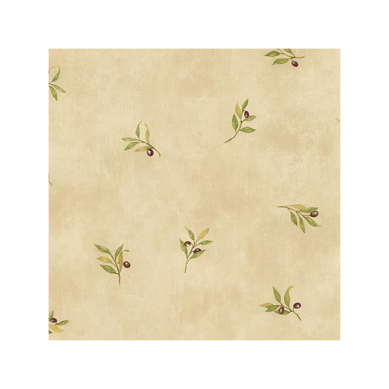 Sample KK26718 Creative Kitchens Olive Sidewall  Norwall Wallpaper