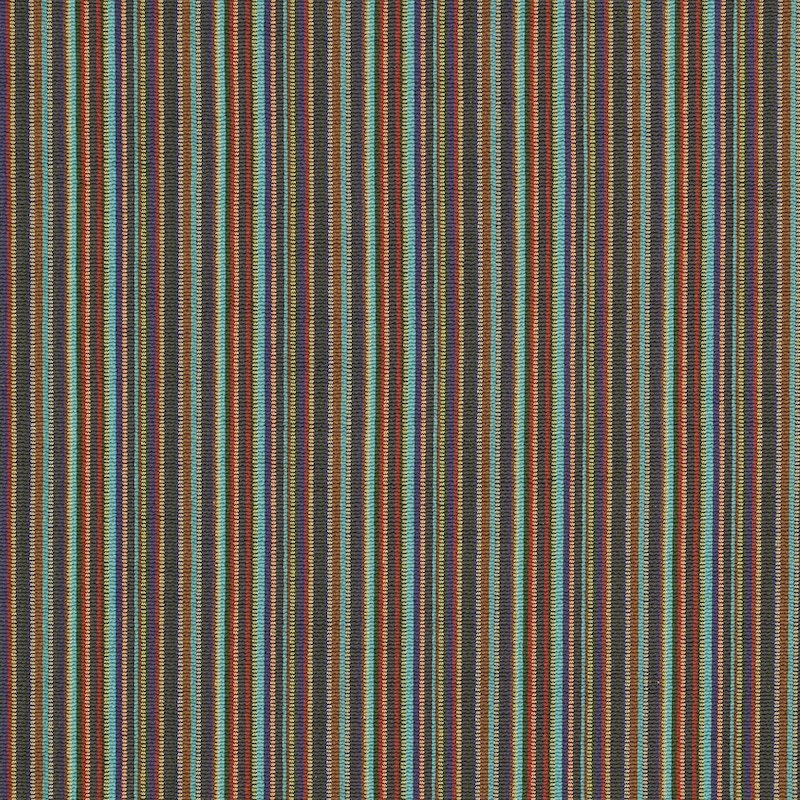 Purchase sample of 79351 Sinoir Stripe, Multi by Schumacher Fabric