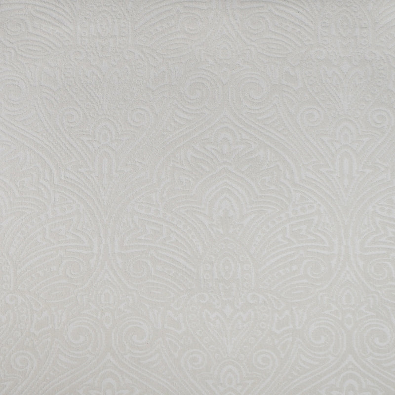 Looking S4590 Snow Damask White Greenhouse Fabric