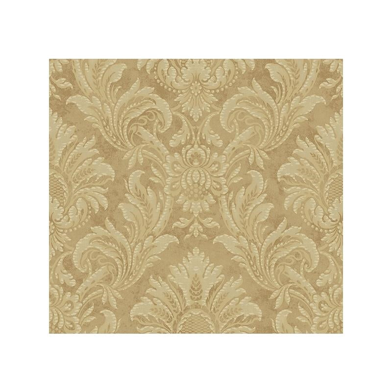 Sample Carl Robinson  CB74413, Garrick color Metallic Gold  Damask Wallpaper