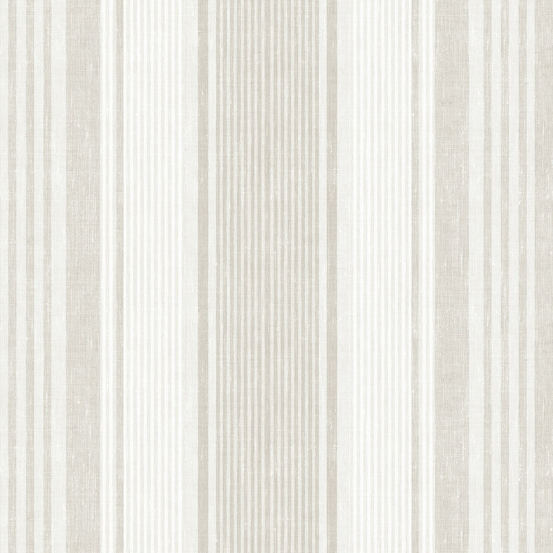 Sample 6861 Linen Stripe, Natural By Borastapeter Wallcovering