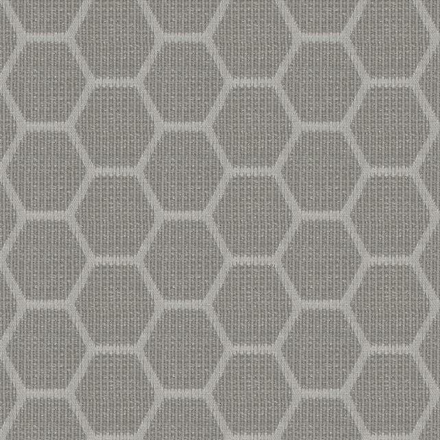 Looking 34652.11.0 Hexi Spark Silver Geometric Light Grey by Kravet Contract Fabric