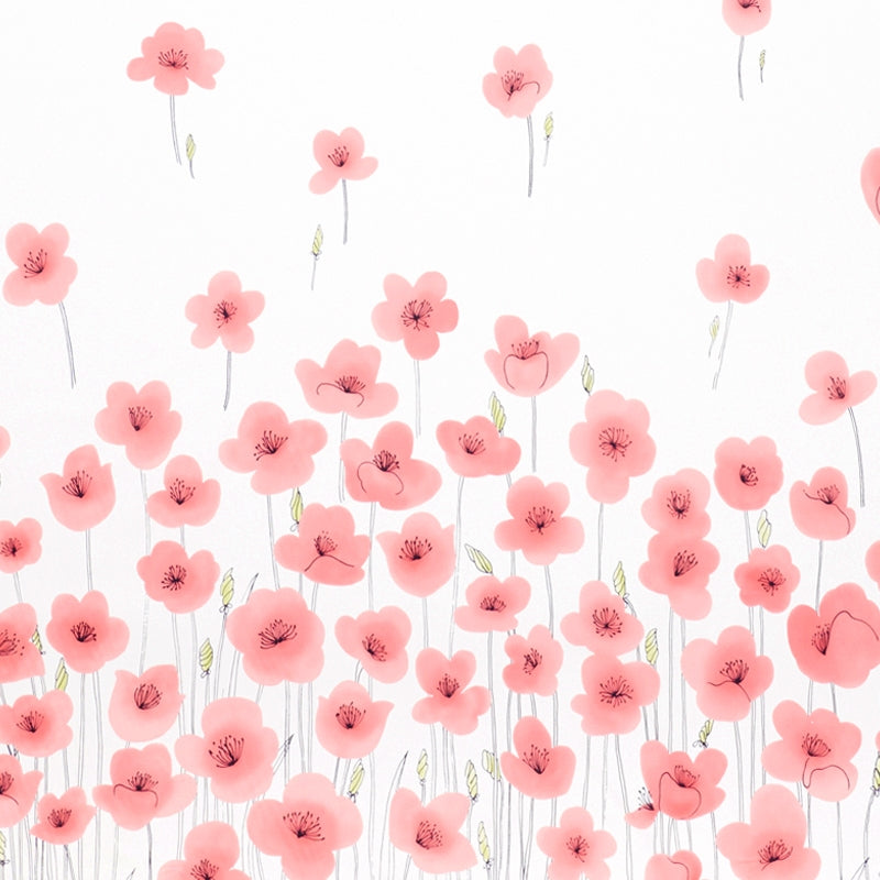 Acquire 178391 Wild Poppies Pink by Schumacher Fabric