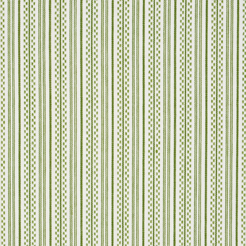 Purchase sample of 71416 Jack Stripe, Green by Schumacher Fabric