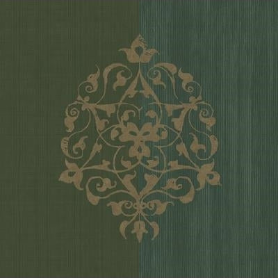 Order CB11304 Arundel Green Medallion by Carl Robinson Wallpaper