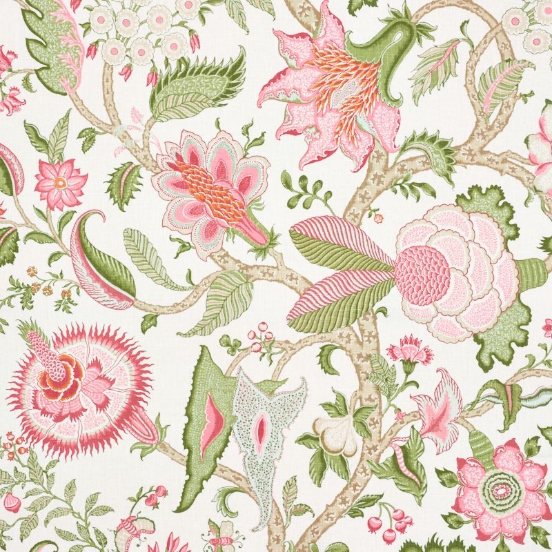 Purchase sample of 177371 Arborvitae, Pink  Leaf by Schumacher Fabric