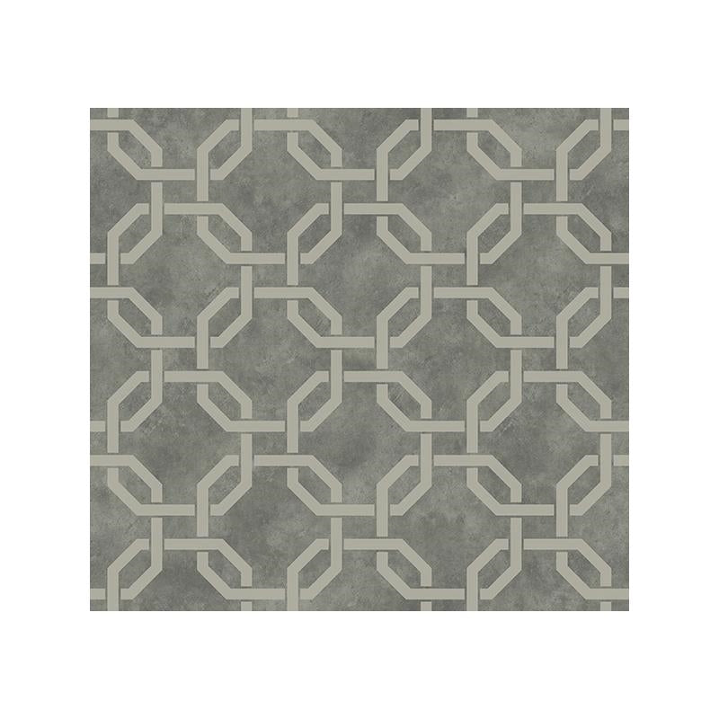 Sample Carl Robinson CR22718, Jessop color Gray Geometric Wallpaper