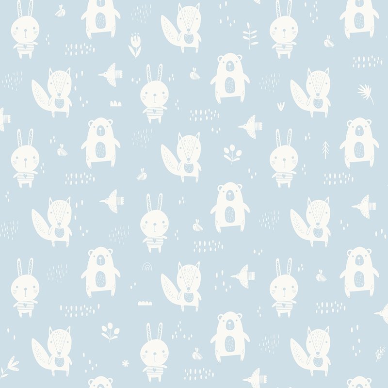 4060-91311 Fable Bitsy Sky Blue Woodland Wallpaper by Chesapeake,4060-91311 Fable Bitsy Sky Blue Woodland Wallpaper by Chesapeake2