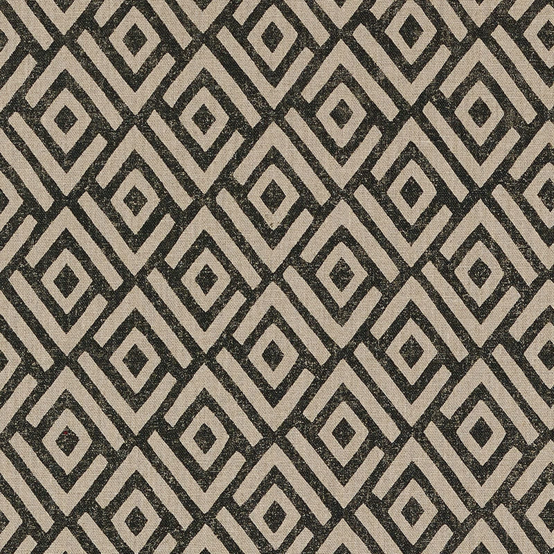 Purchase sample of 176320 Kasai, Black by Schumacher Fabric