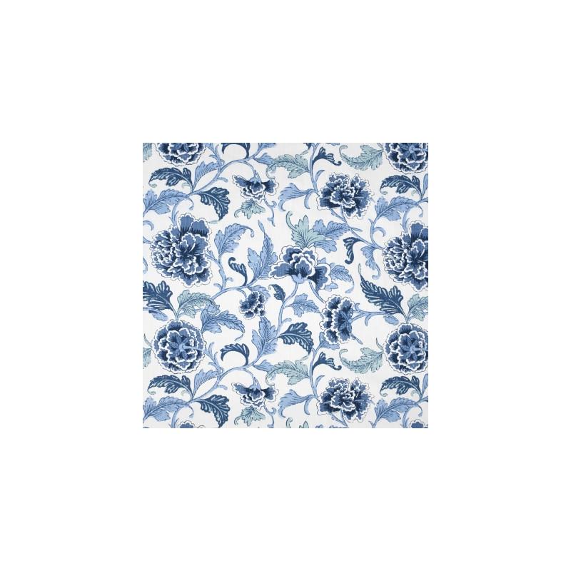 Looking S3996 Indigo Blue Floral Greenhouse Fabric