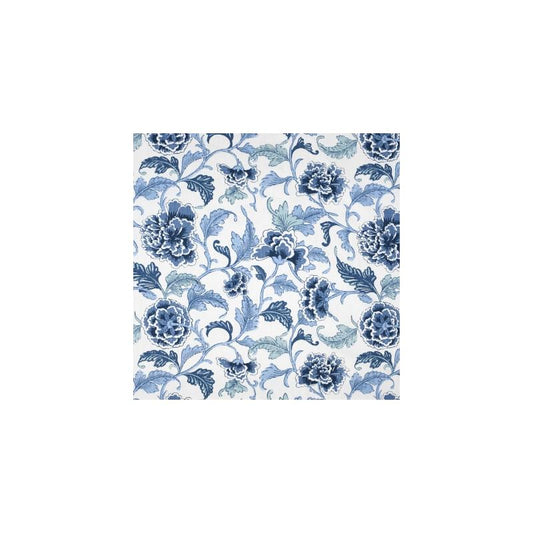 Looking S3996 Indigo Blue Floral Greenhouse Fabric