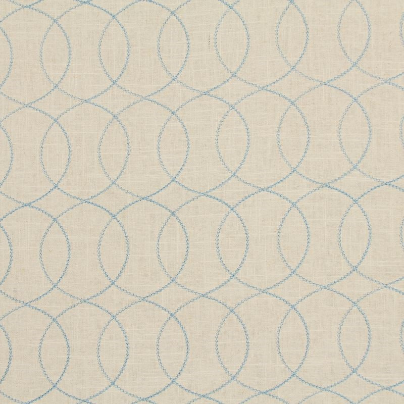 Sample 210907 Gate Stitch | Azure By Robert Allen Home Fabric