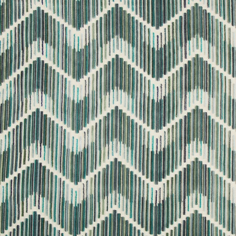 Sample 34553.5.0 Highs And Lows Peacock Blue Upholstery Contemporary Fabric by Kravet Couture
