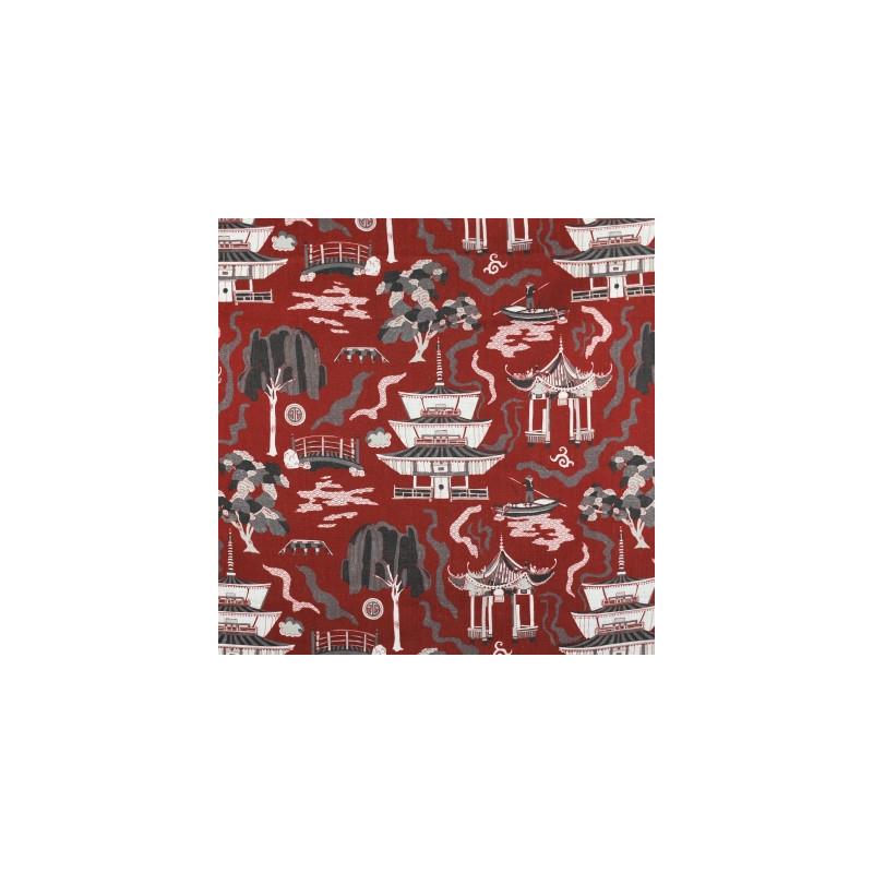 Search F2845 Sangria Red Asian Greenhouse Fabric
