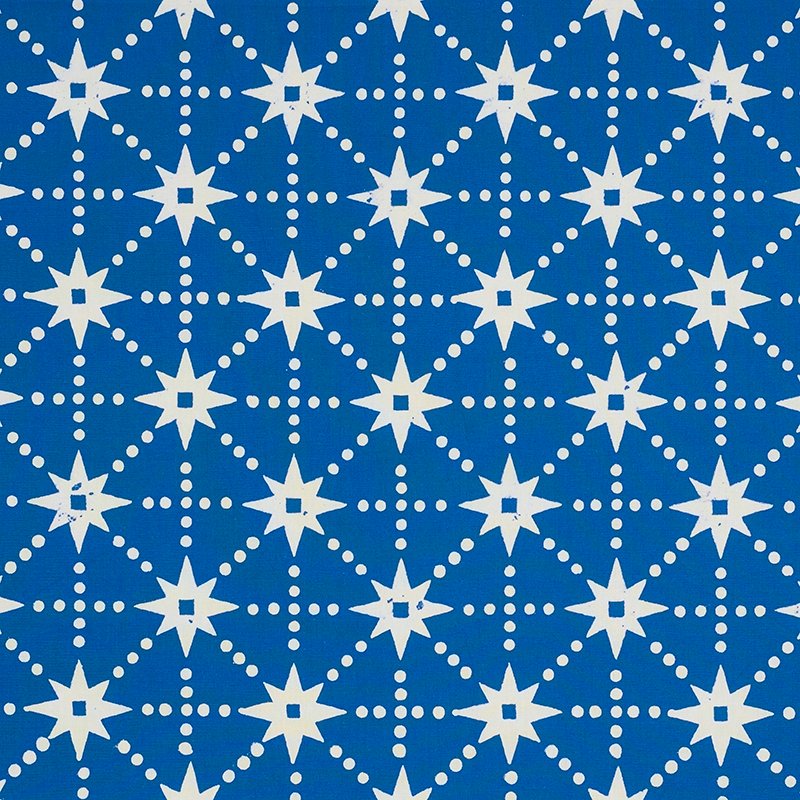 Order 179260 Stars Blue by Schumacher Fabric