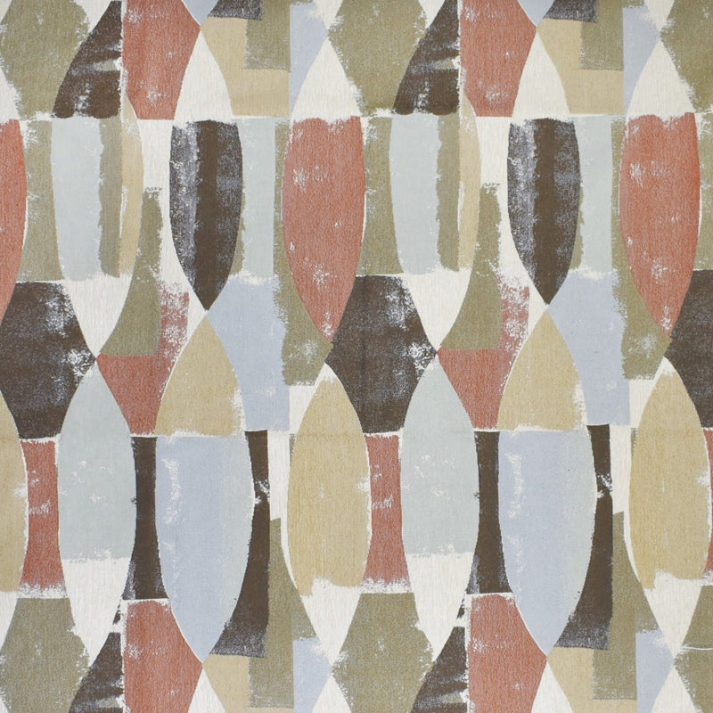 Looking F3004 Sunbaked Geometric Upholstery Greenhouse Fabric