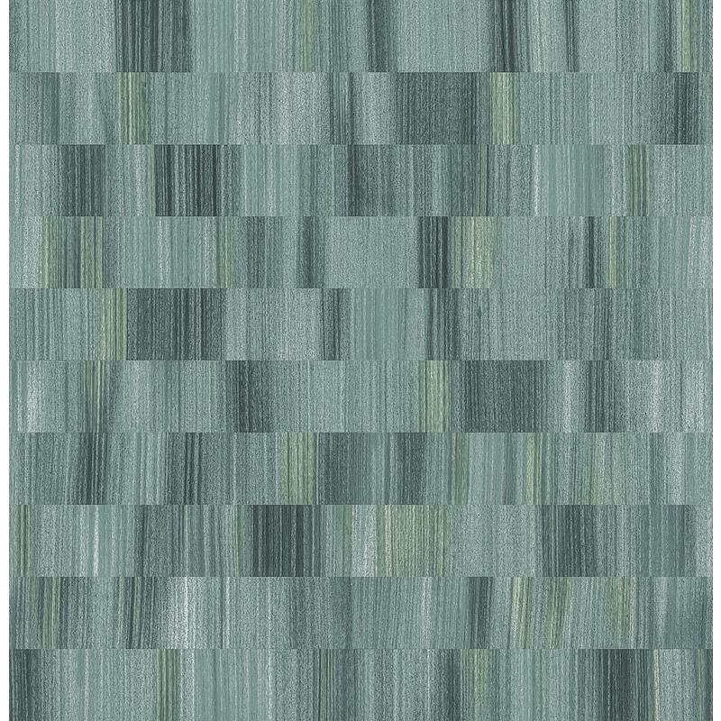 Find AST4677 Sarah + Ruby Flicker Teal Horizontal Textured Stripe Wallpaper by A-Street Prints Wallpaper