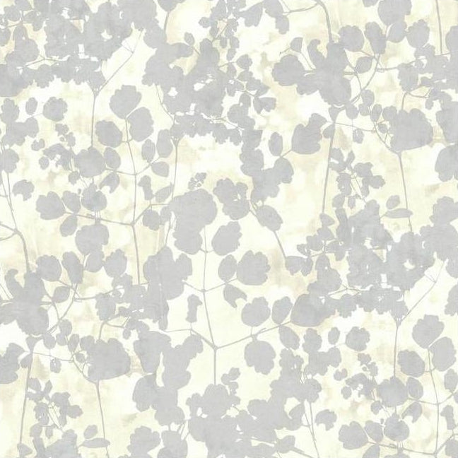 View NA0520 Botanical Dreams Pressed Leaves Cream by Candice Olson Wallpaper