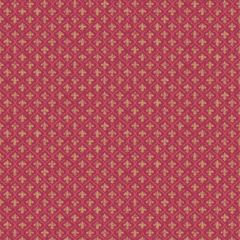 Sample FS50501 Spring Garden Small Fleur De Lys Wallquest