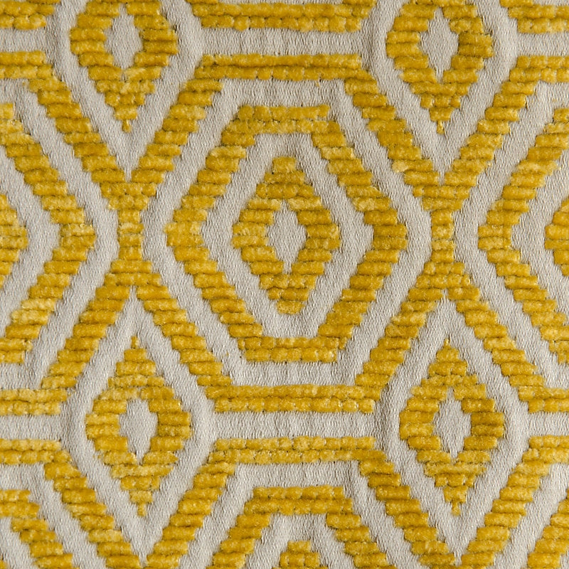 Sample A9 0006Geom Geometric Drops, Misted Yellow By Aldeco
