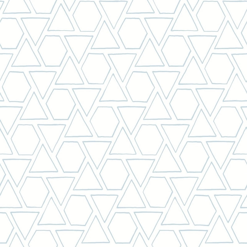 Sample MB30102 Beach House Sun Shapes, Blue Oasis Geometric by Seabrook Wallpaper