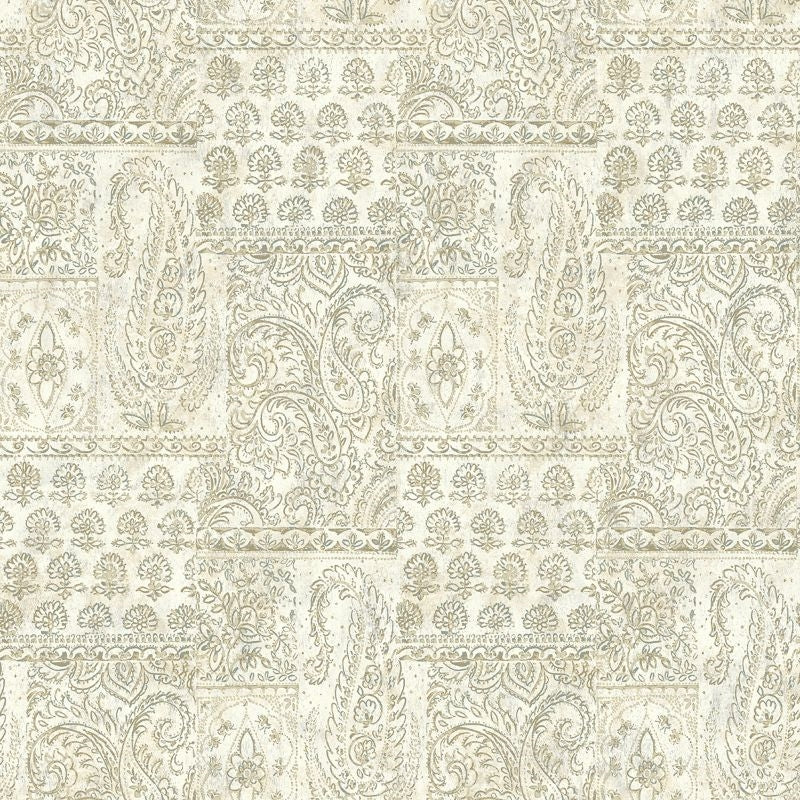 Sample RN70512 Jaipur 2 Paisley Patchwork Wallquest