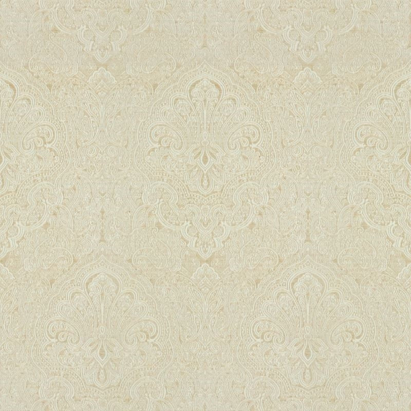 View 34161.101.0 Nahanni Cream Damask White by Kravet Design Fabric